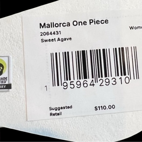 🌻NEW w.tag prAna XL Mallorca Sweet Agave Olive 1-Piece Bathing Suit $110 Retail - Picture 10 of 10